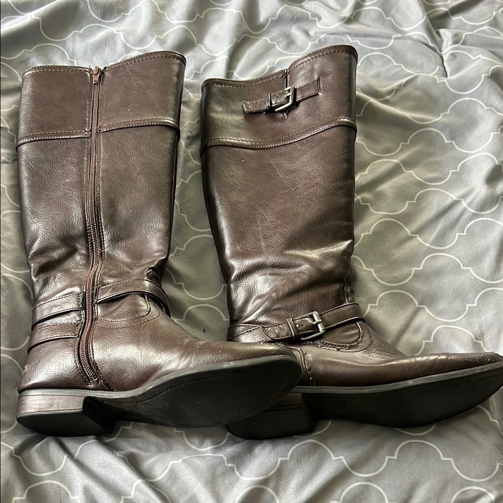 Women's Brown Leather Boots